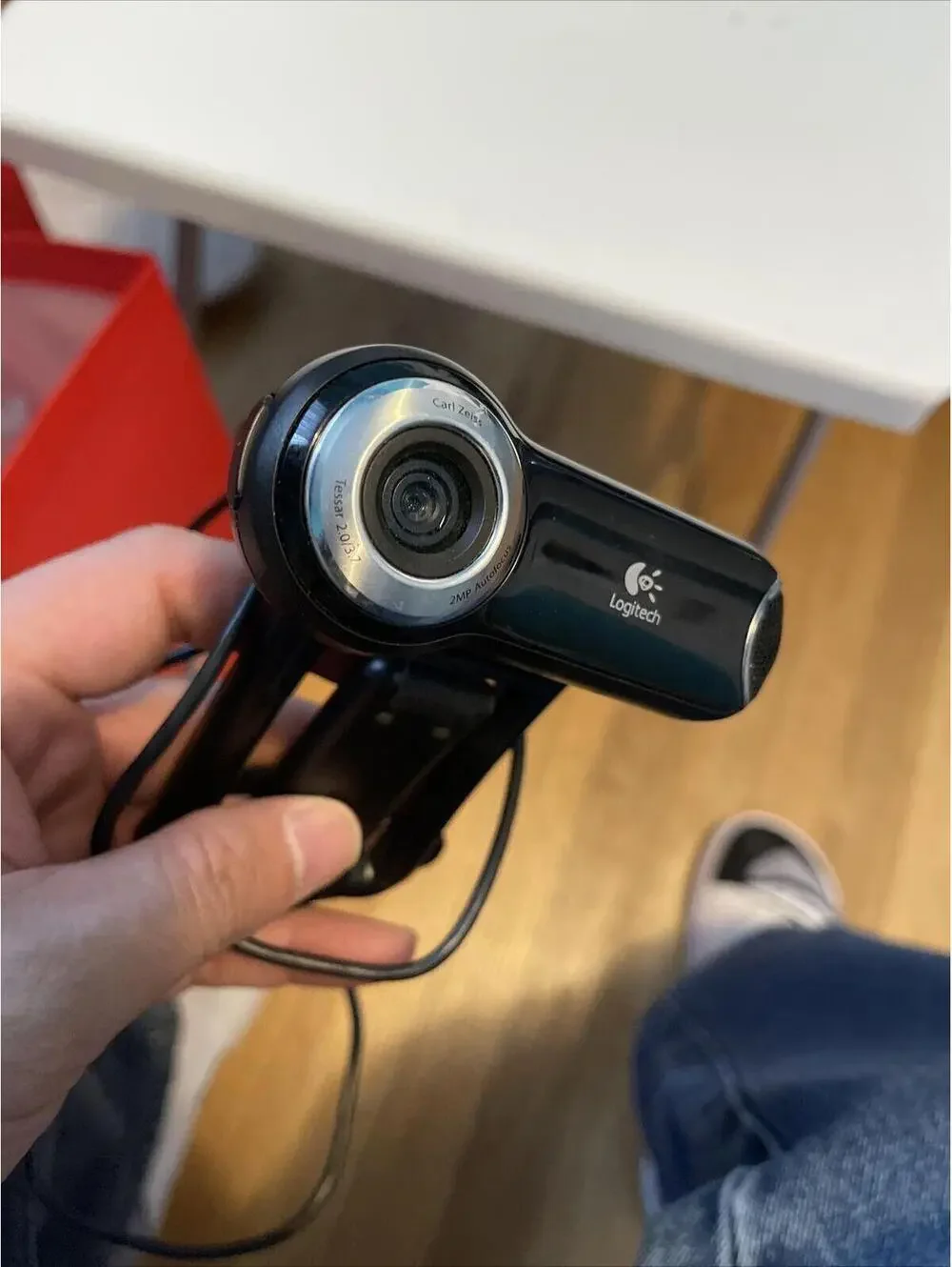Logitech QuickCam Pro 9000 HD USB Webcam V-UBM46 Carl Zeiss 2MP Autofocus (13)